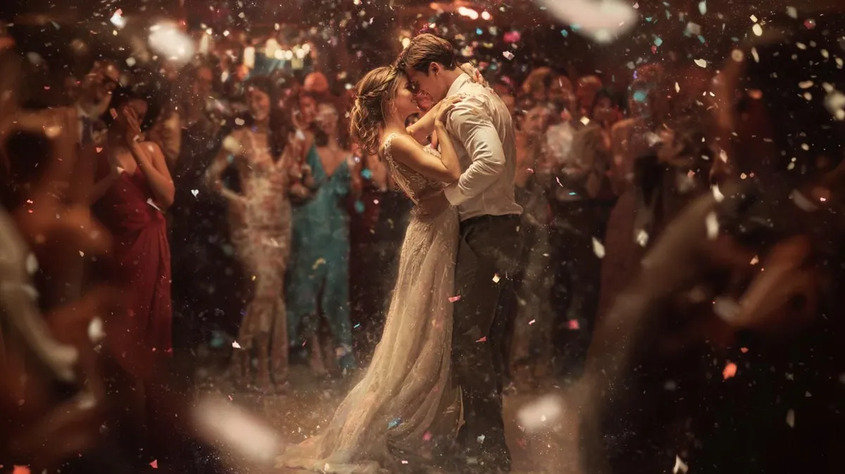 Novios en su primer baile de coreografía por Academia de baile ARIA