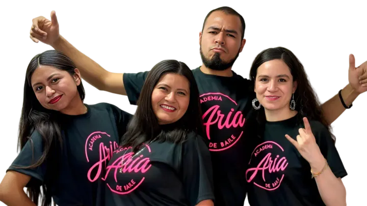 Equipo de instructores de Academia de baile ARIA